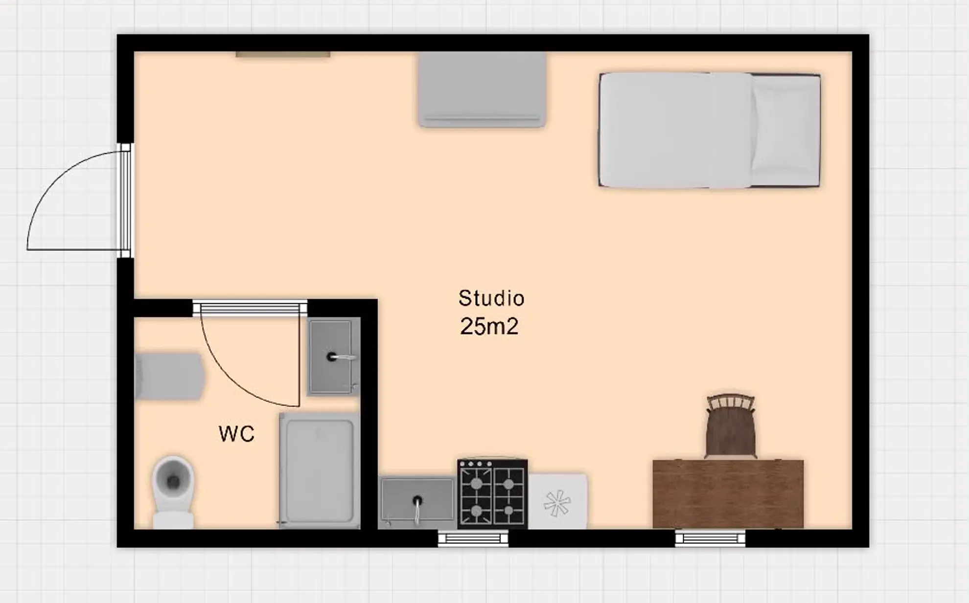 Furnished apartment in Stockholm — photo 1